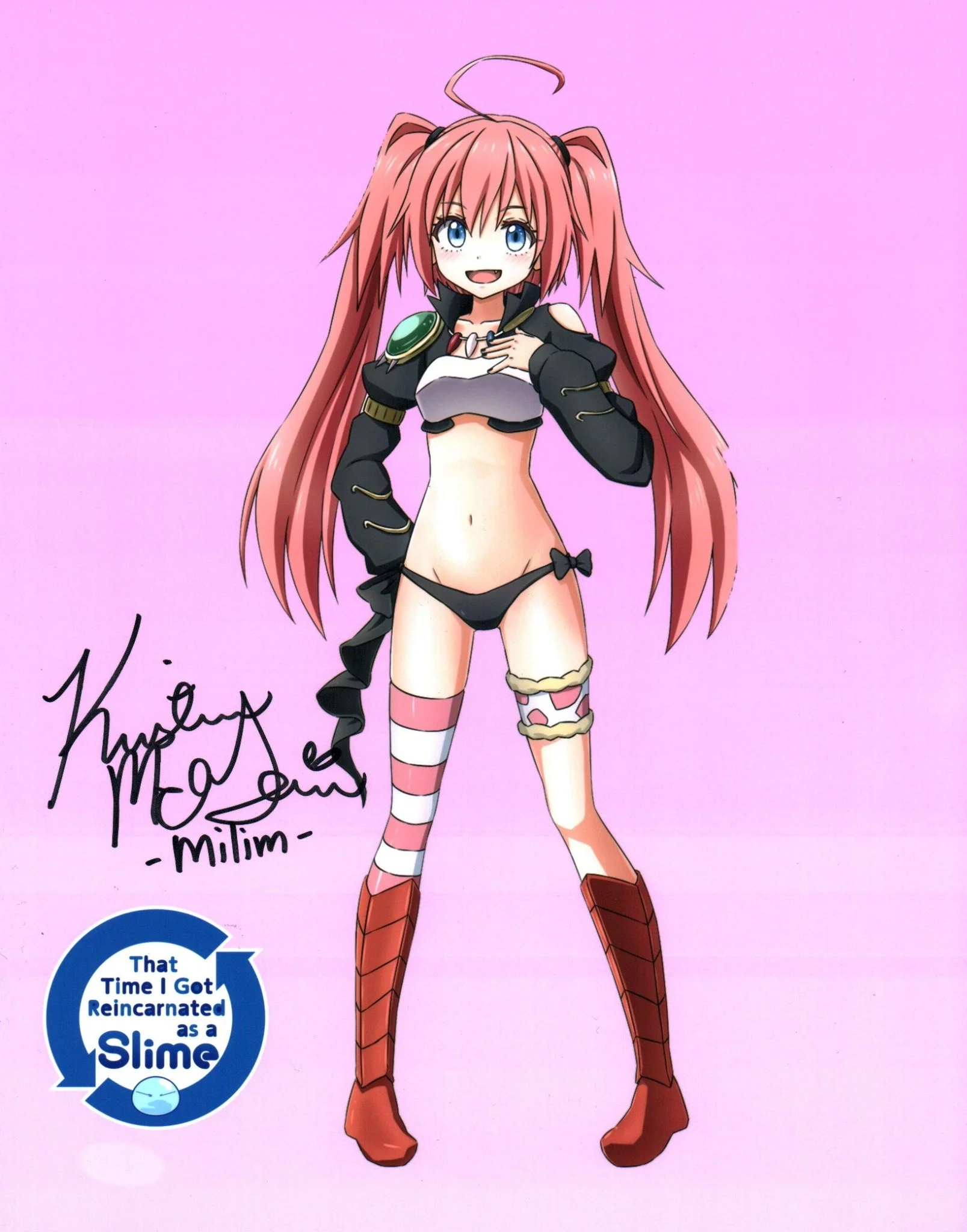 Kristen McGuire That Time I Got Reincarnated as a Smile 11x14 Photo Poster JSA Certified Autograph - Image 2