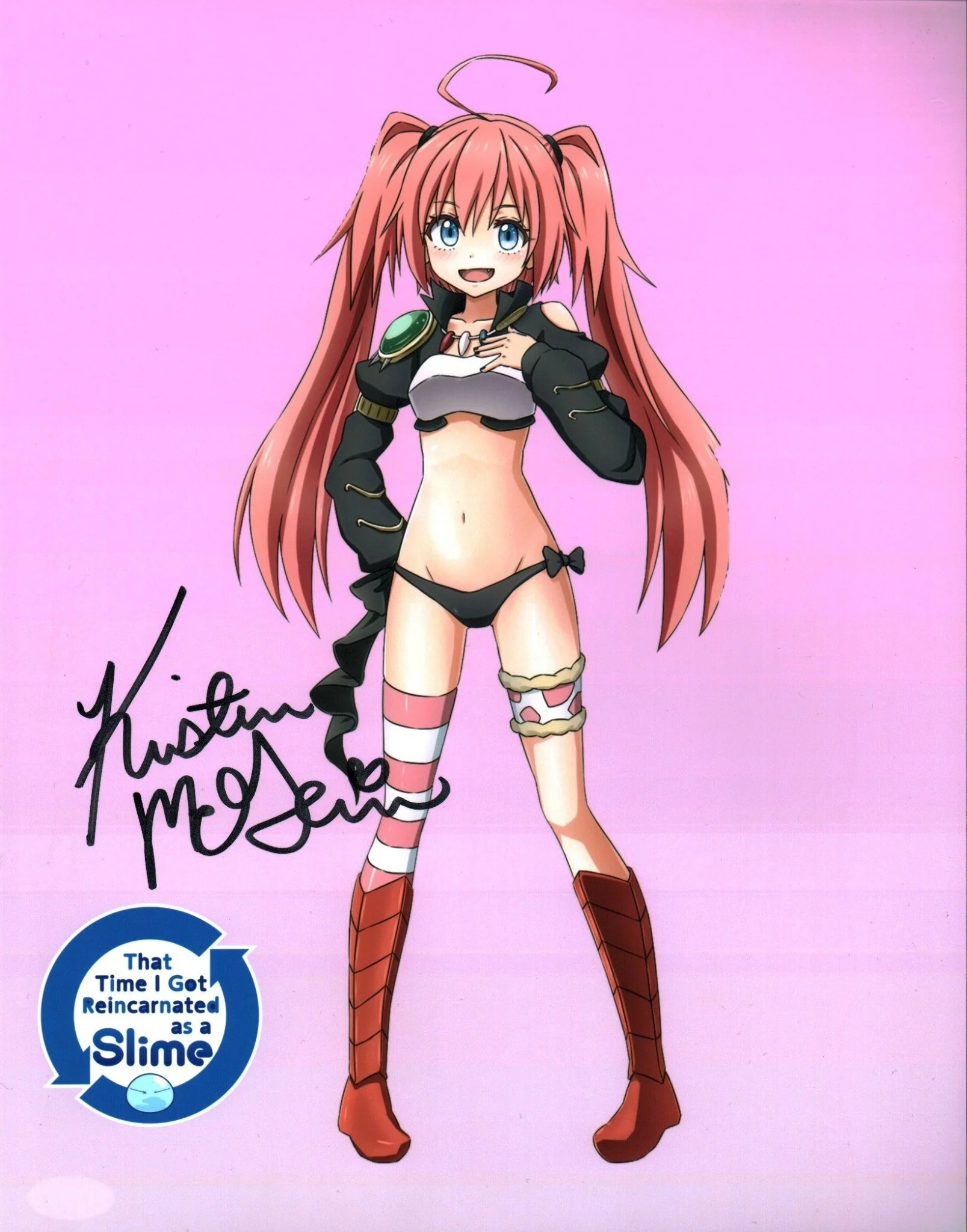 Kristen McGuire That Time I Got Reincarnated as a Smile 11x14 Photo Poster JSA Certified Autograph - Image 3
