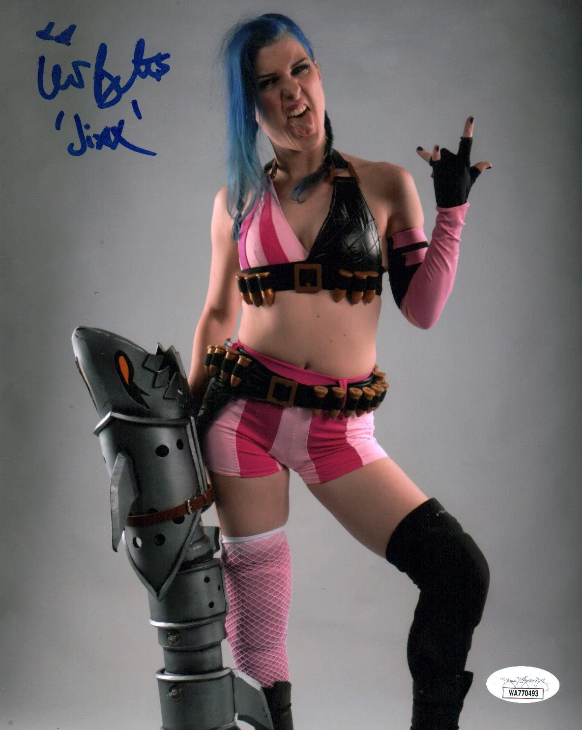 Leva Bates AEW Wrestling 8x10 Signed Photo JSA COA Certified Autograph - Image 2