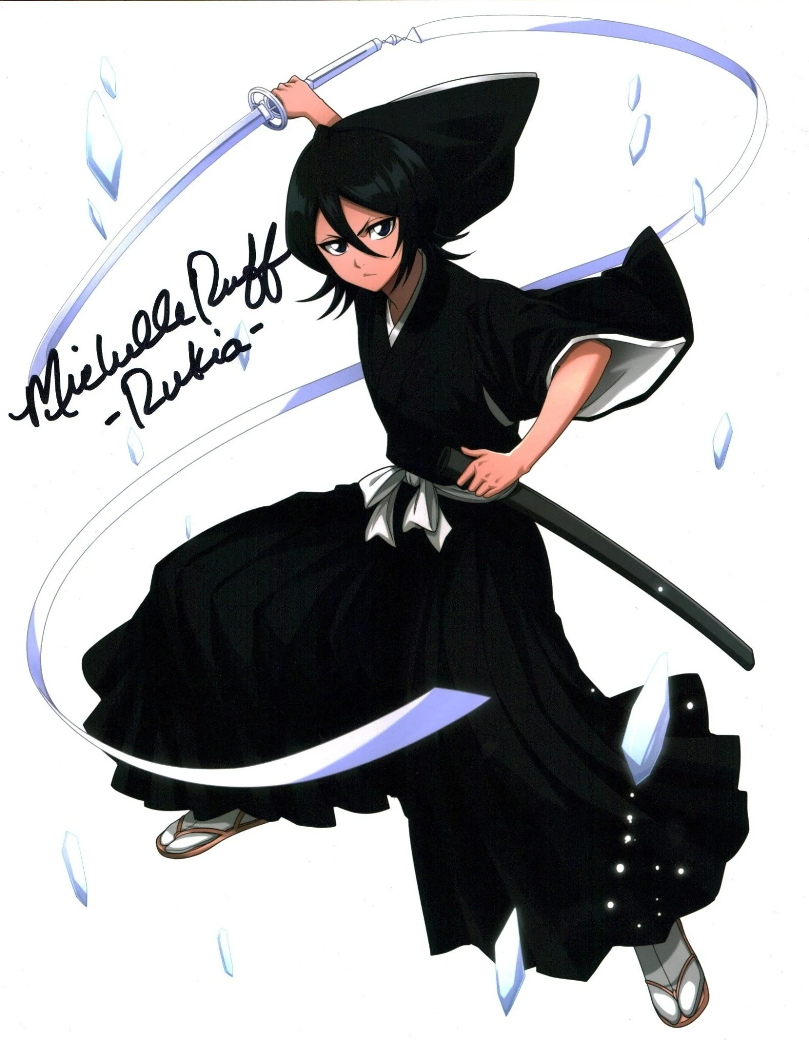 Michelle Ruff Bleach 11x14 Signed Photo Poster JSA Certified Autograph - Image 4