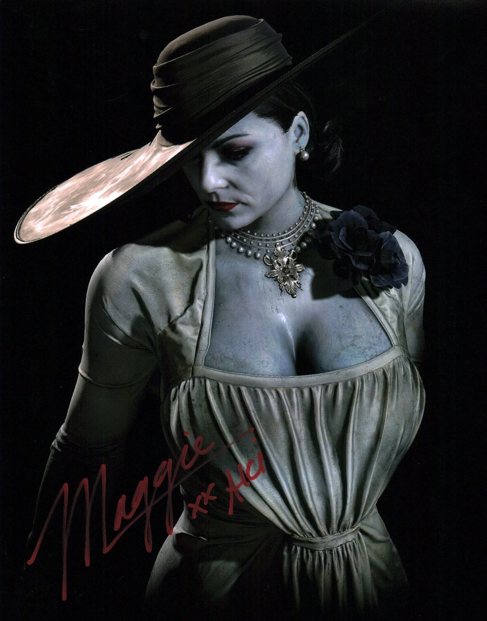 Maggie Robertson Resident Evil 11x14 Signed Photo Poster JSA Certified Autograph - Image 2