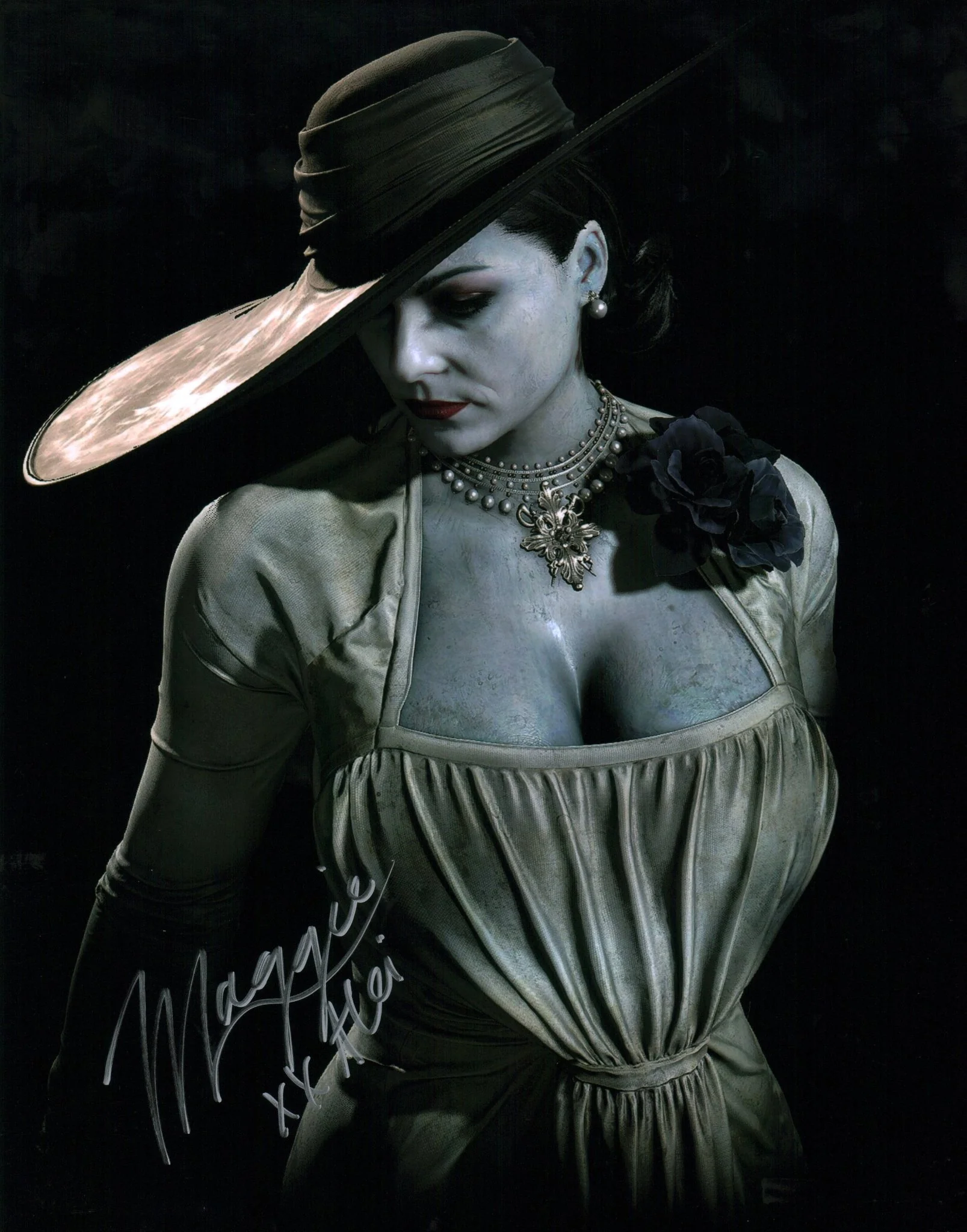 Maggie Robertson Resident Evil 11x14 Signed Photo Poster JSA Certified Autograph - Image 3