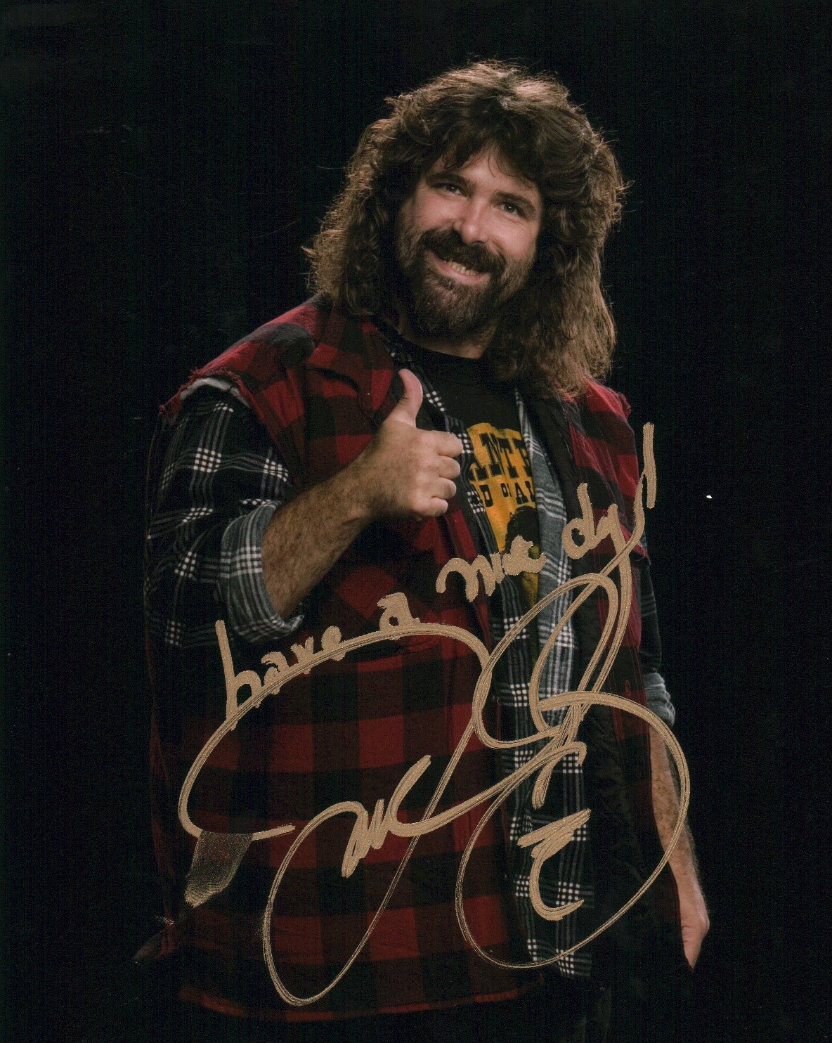 Mick Foley WWE Wrestling 8x10 Signed Photo Poster JSA Certified Autograph - Image 2