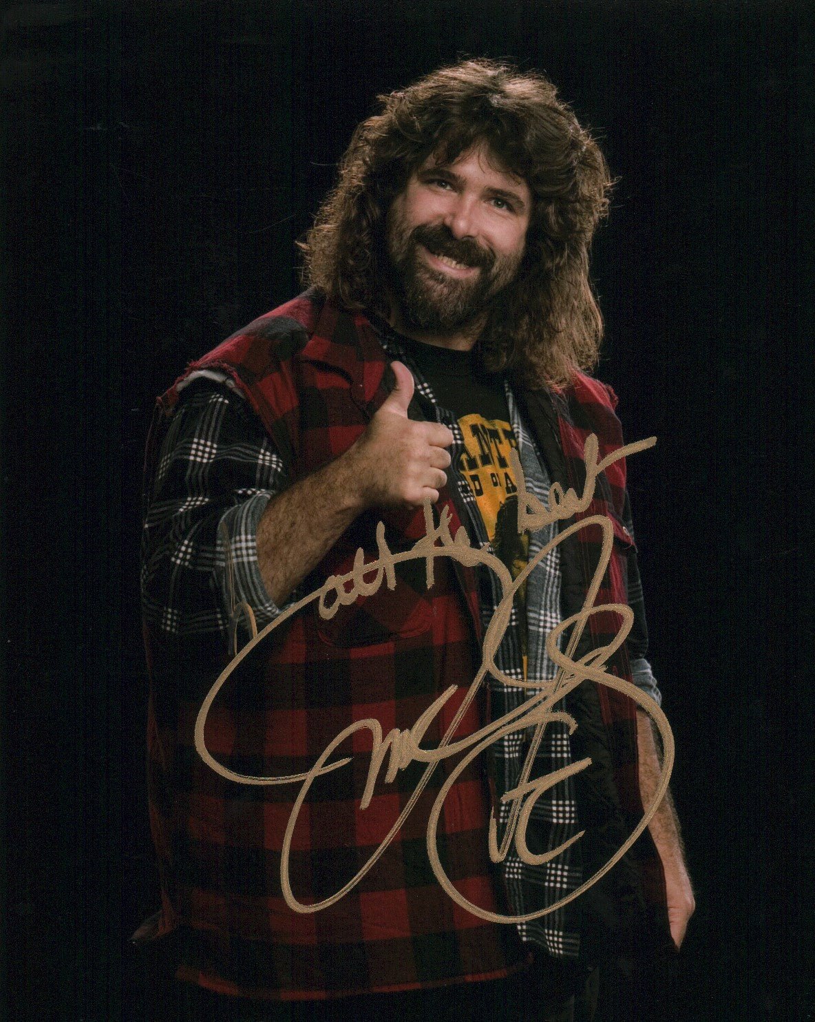 Mick Foley WWE Wrestling 8x10 Signed Photo Poster JSA Certified Autograph - Image 3