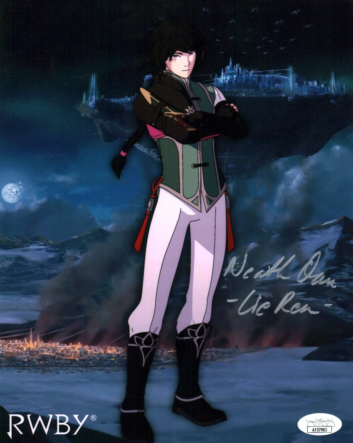 Neath Oum RWBY 8x10 Signed Photo JSA Certified Autograph - Image 2