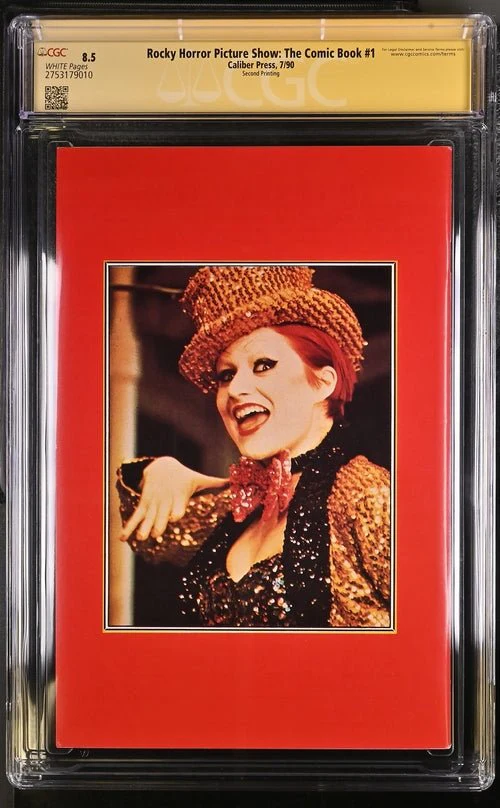 Rocky Horror Picture Show: The Comic Book #1 Second Printing CGC Signature Series 8.5 Cast x3 Signed Bostwick, Sarandon, Curry - Image 3