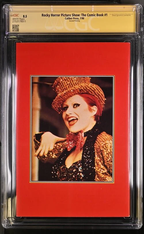 Rocky Horror Picture Show: The Comic Book #1 Second Printing CGC Signature Series 8.5 Cast x3 Signed Bostwick, Sarandon, Curry - Image 5