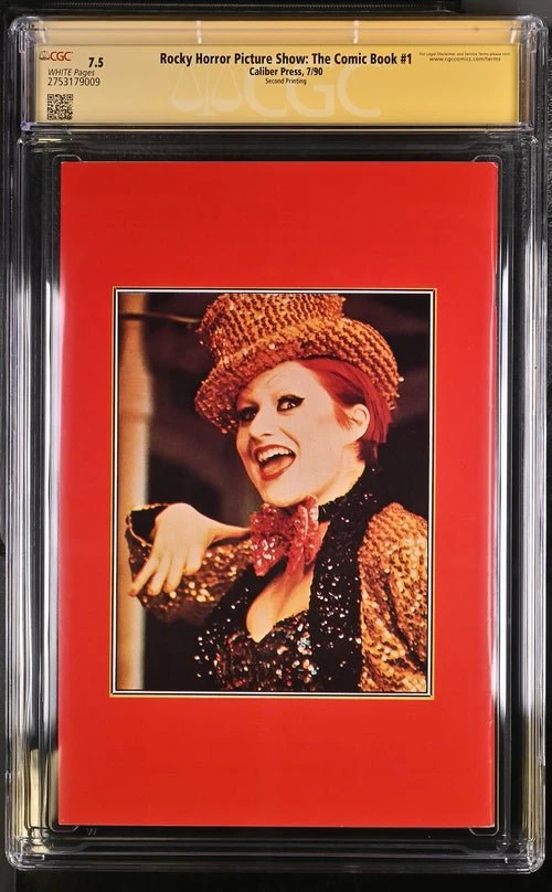 Rocky Horror Picture Show: The Comic Book #1 Second Printing CGC Signature Series 7.5 Cast x3 Signed Bostwick, Sarandon, Curry - Image 3