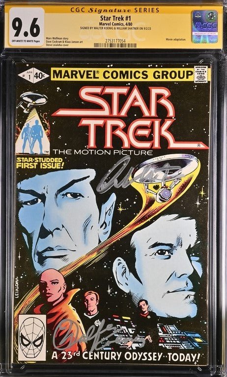 Star Trek #1 Marvel Comics CGC Signature Series 9.6 Cast x2 Signed Koenig, Shatner - Image 10