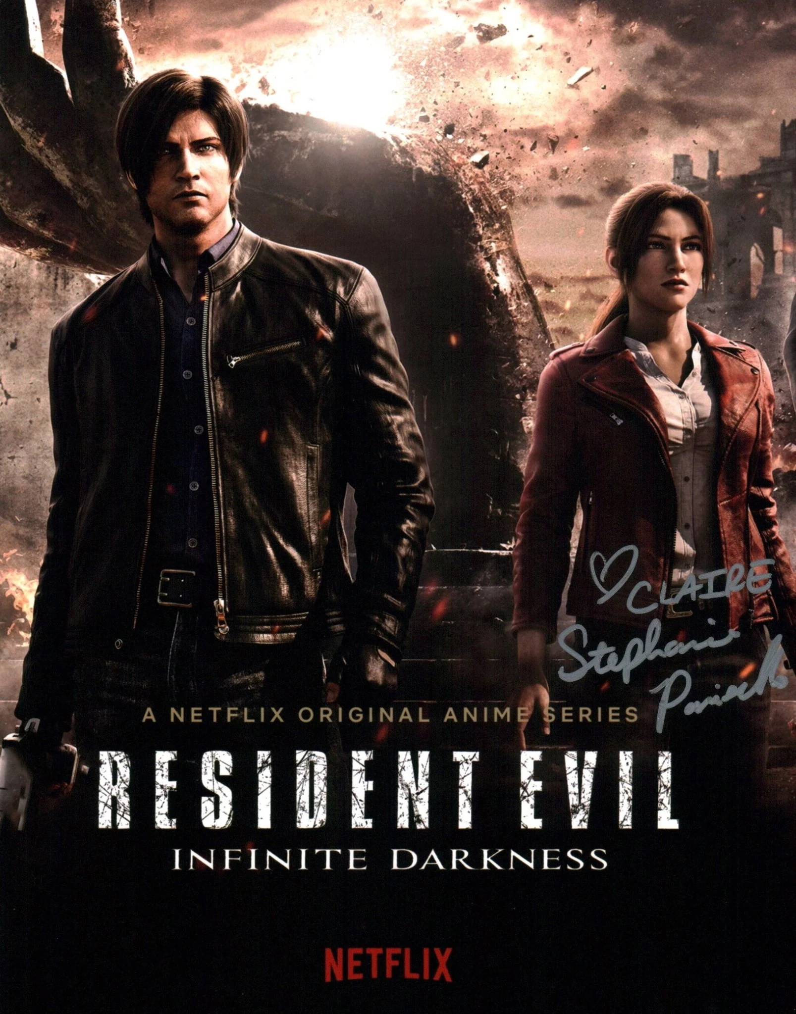 Stephanie Panisello Resident Evil 11x14 Signed Photo Poster JSA Certified Autograph - Image 2