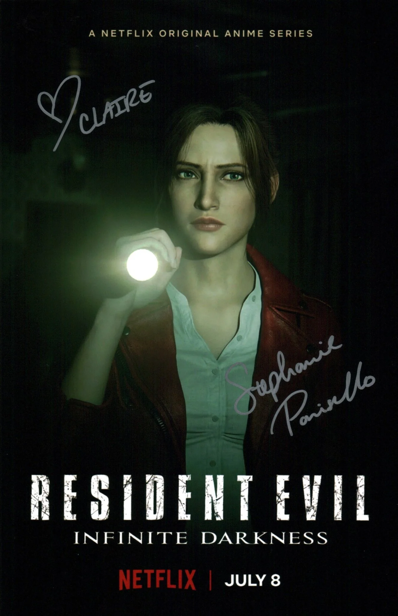 Stephanie Panisello Resident Evil 11x17 Signed Photo Poster JSA Certified Autograph - Image 2