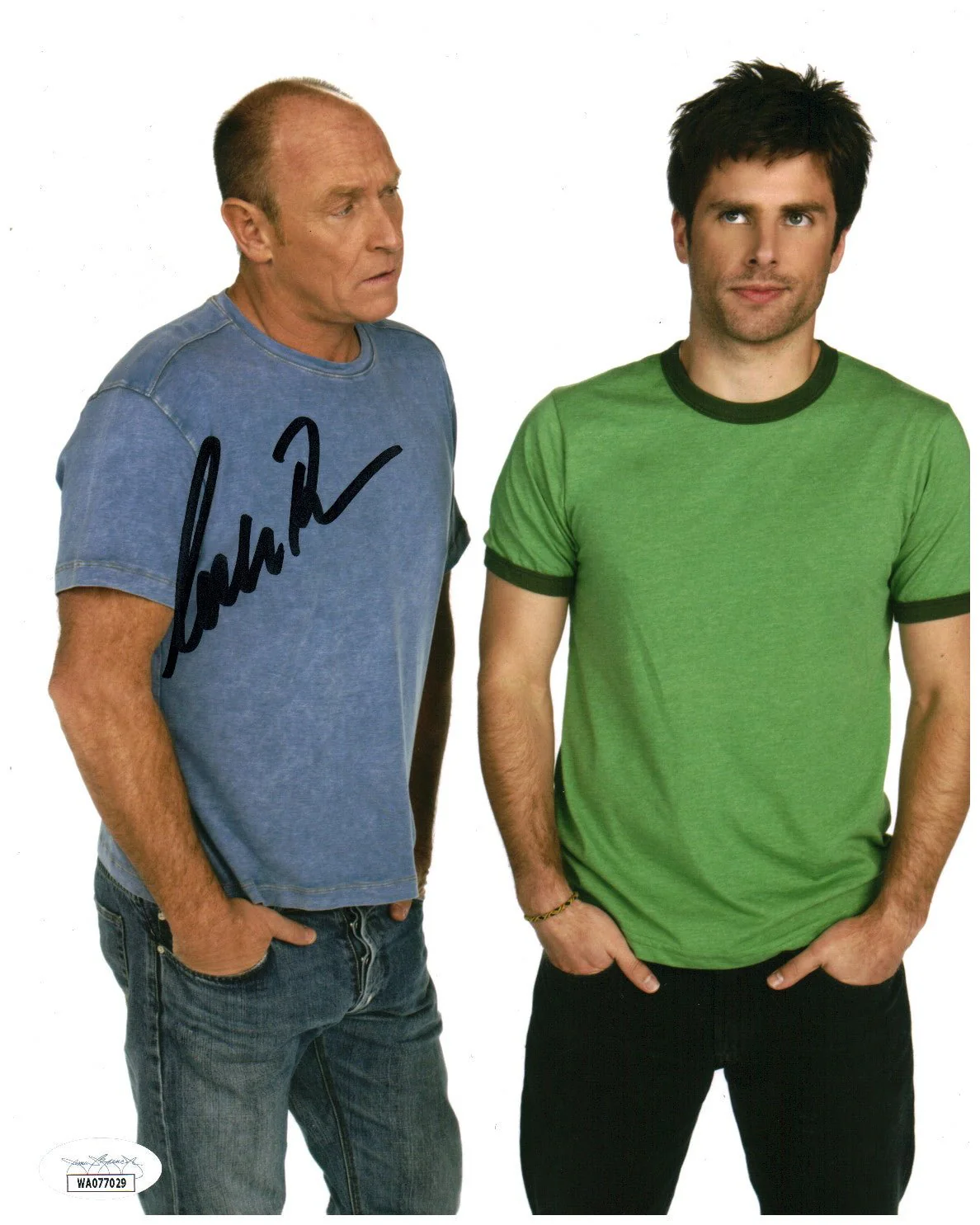 Corbin Bernsen Psych 8x10 Signed Photo JSA Certified Autograph