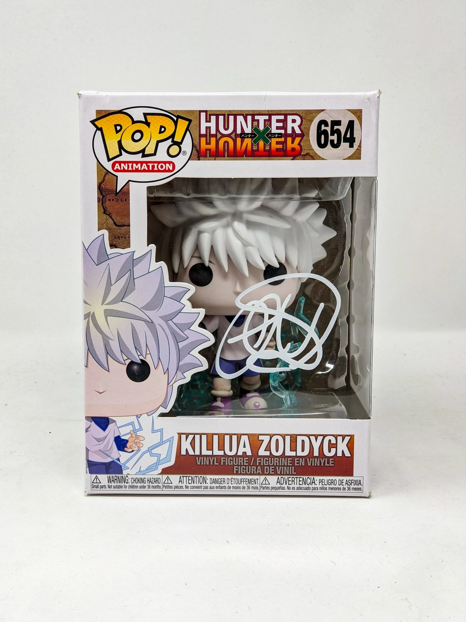 Cristina Vee Hunter X Hunter Killua Zoldyck #654 Signed Funko Pop JSA Certified Autograph - Image 3