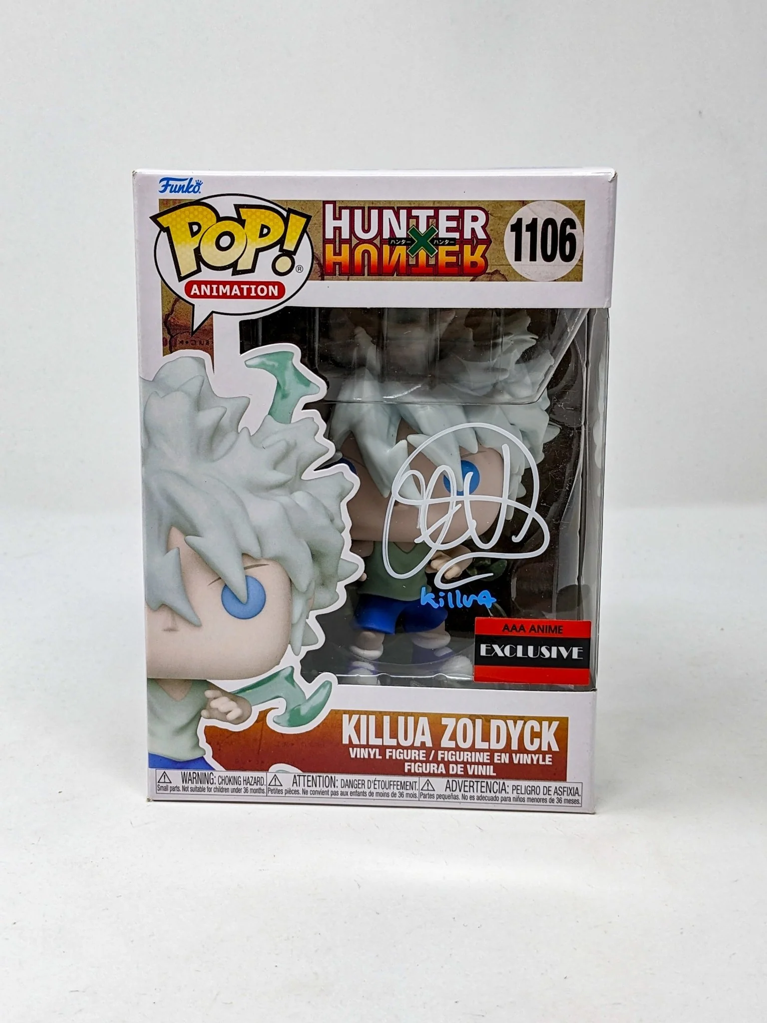Cristina Vee Hunter X Hunter Killua Zoldyck #1106 Signed AAA Anime EXCLUSIVE Funko Pop JSA Certified Autograph - Image 4
