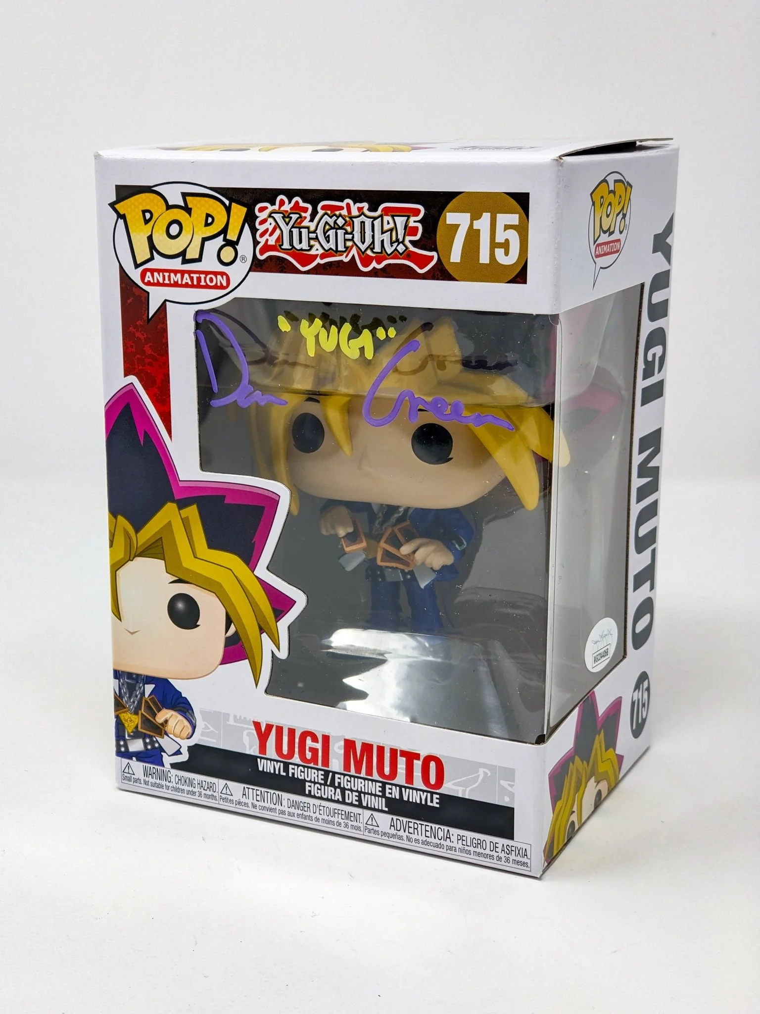 Dan Green YuGiOh Yugi Muto #715 Signed Funko Pop JSA Certified Autograph - Image 15