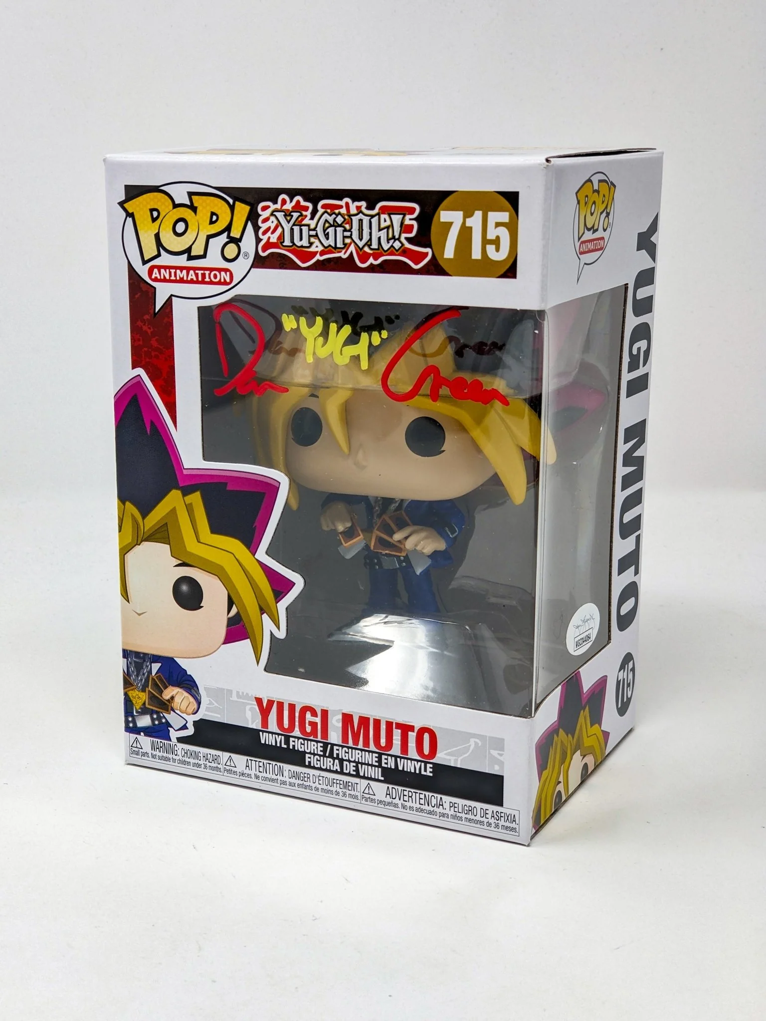 Dan Green YuGiOh Yugi Muto #715 Signed Funko Pop JSA Certified Autograph - Image 17