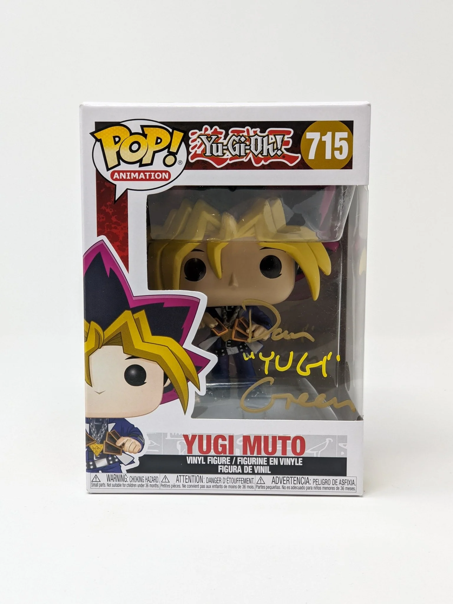 Dan Green YuGiOh Yugi Muto #715 Signed Funko Pop JSA Certified Autograph - Image 6