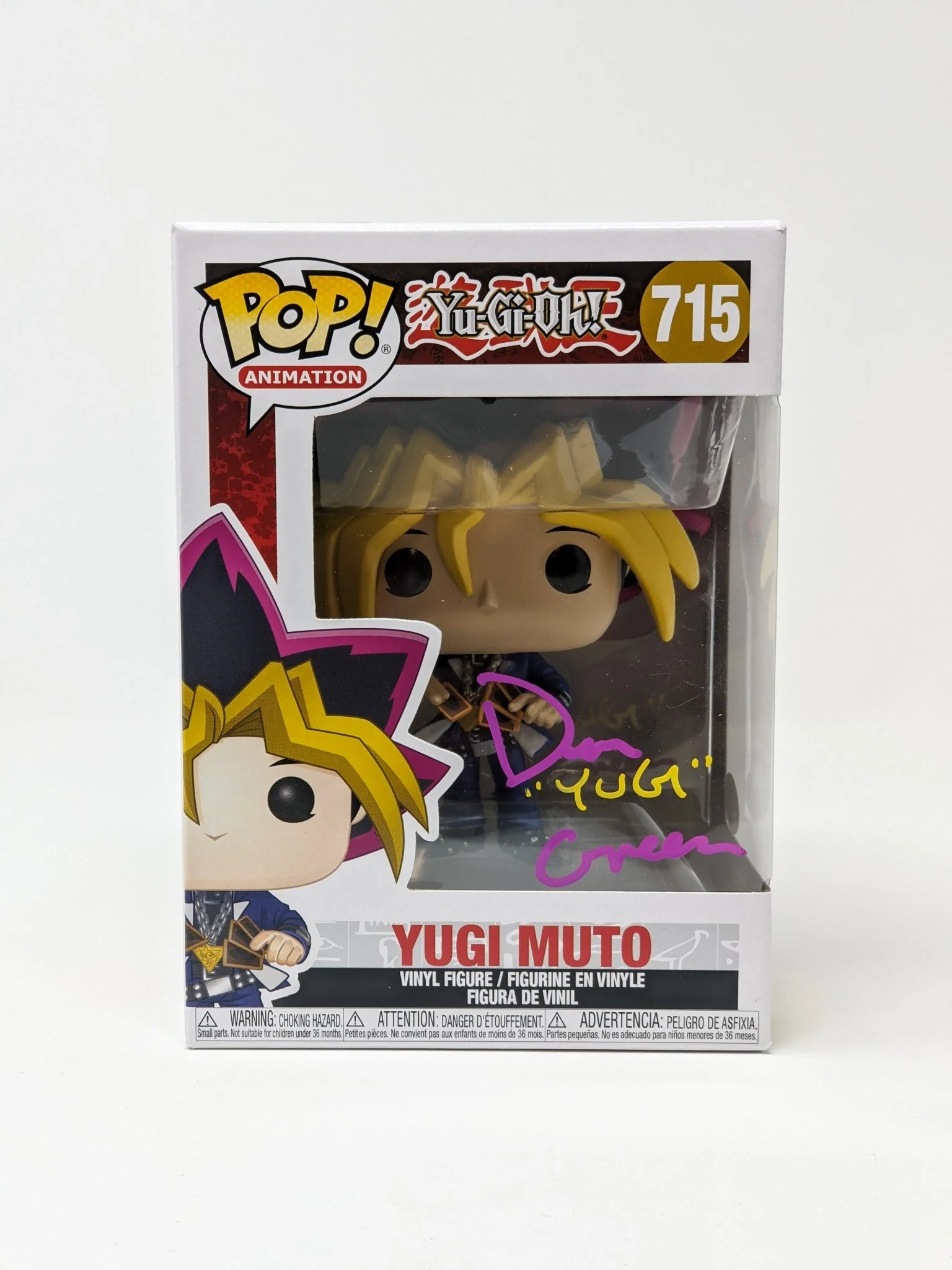 Dan Green YuGiOh Yugi Muto #715 Signed Funko Pop JSA Certified Autograph - Image 9