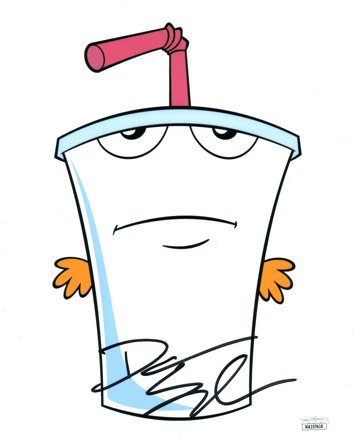 Dana Snyder Aqua Teen Hunger Force 8x10 Signed Photo JSA Certified Autograph - Image 4