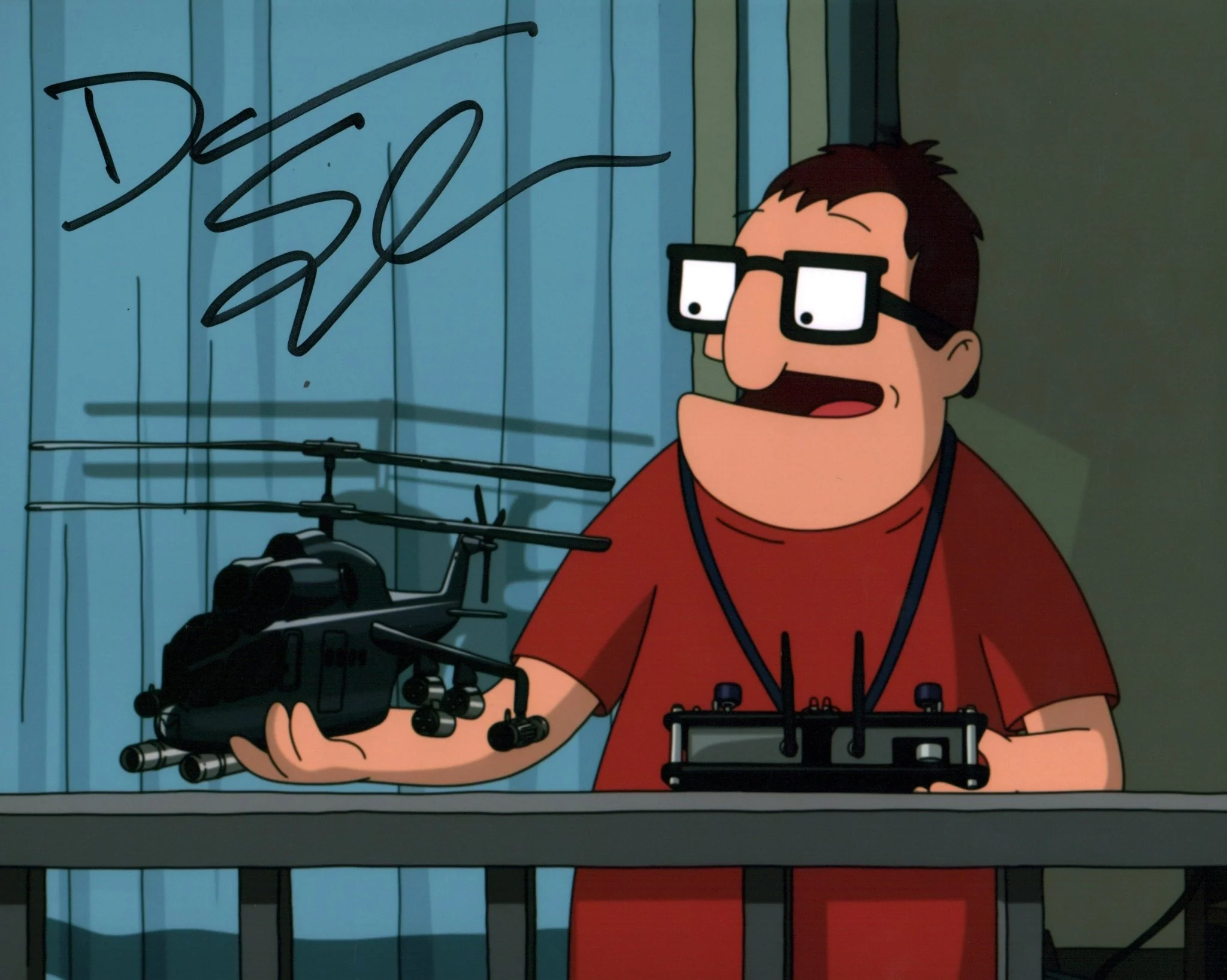 Dana Snyder Bob's Burgers 8x10 Signed Photo JSA Certified Autograph - Image 2