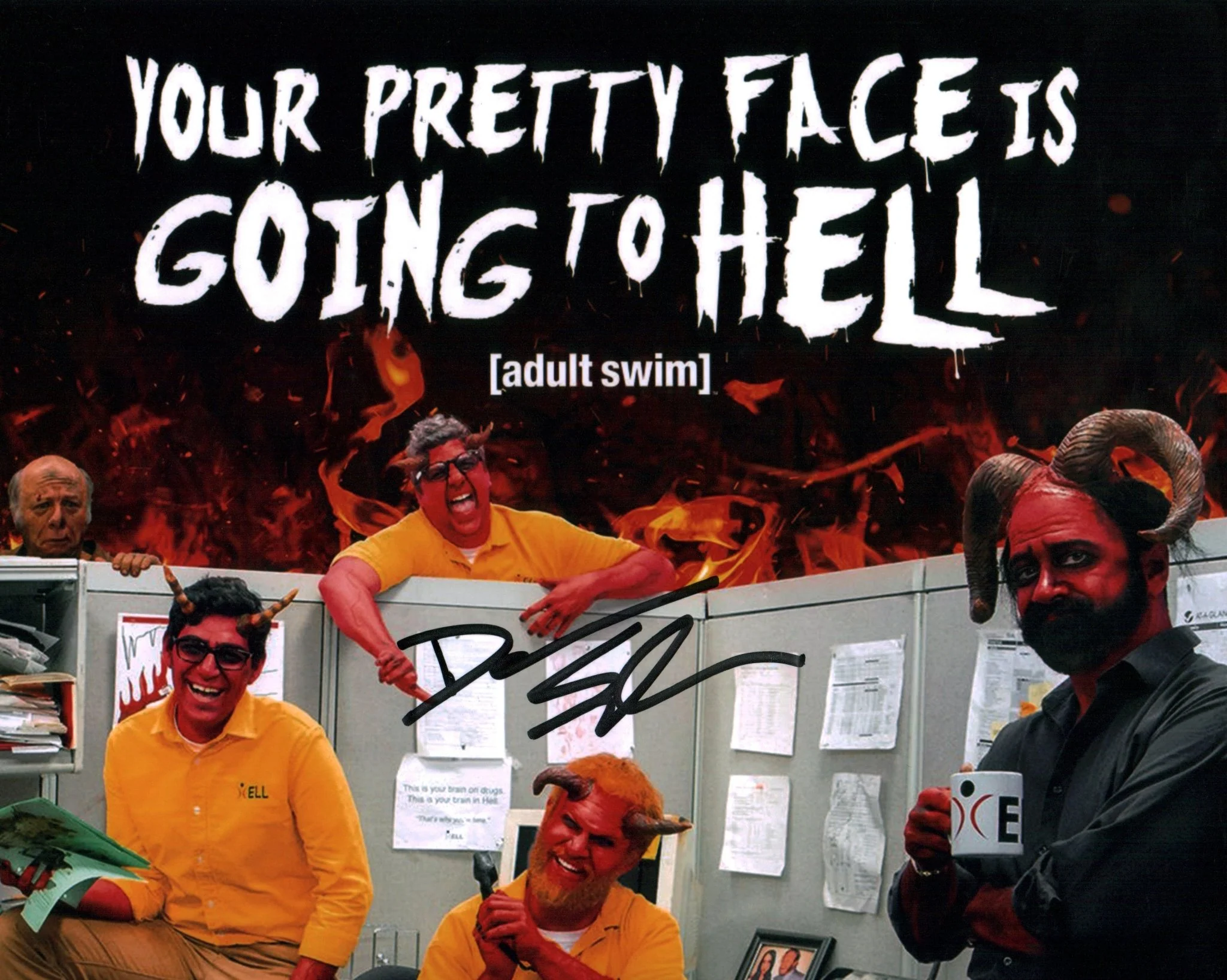 Dana Snyder Your Pretty Face Is Going to Hell 8x10 Signed Photo JSA Certified Autograph - Image 2