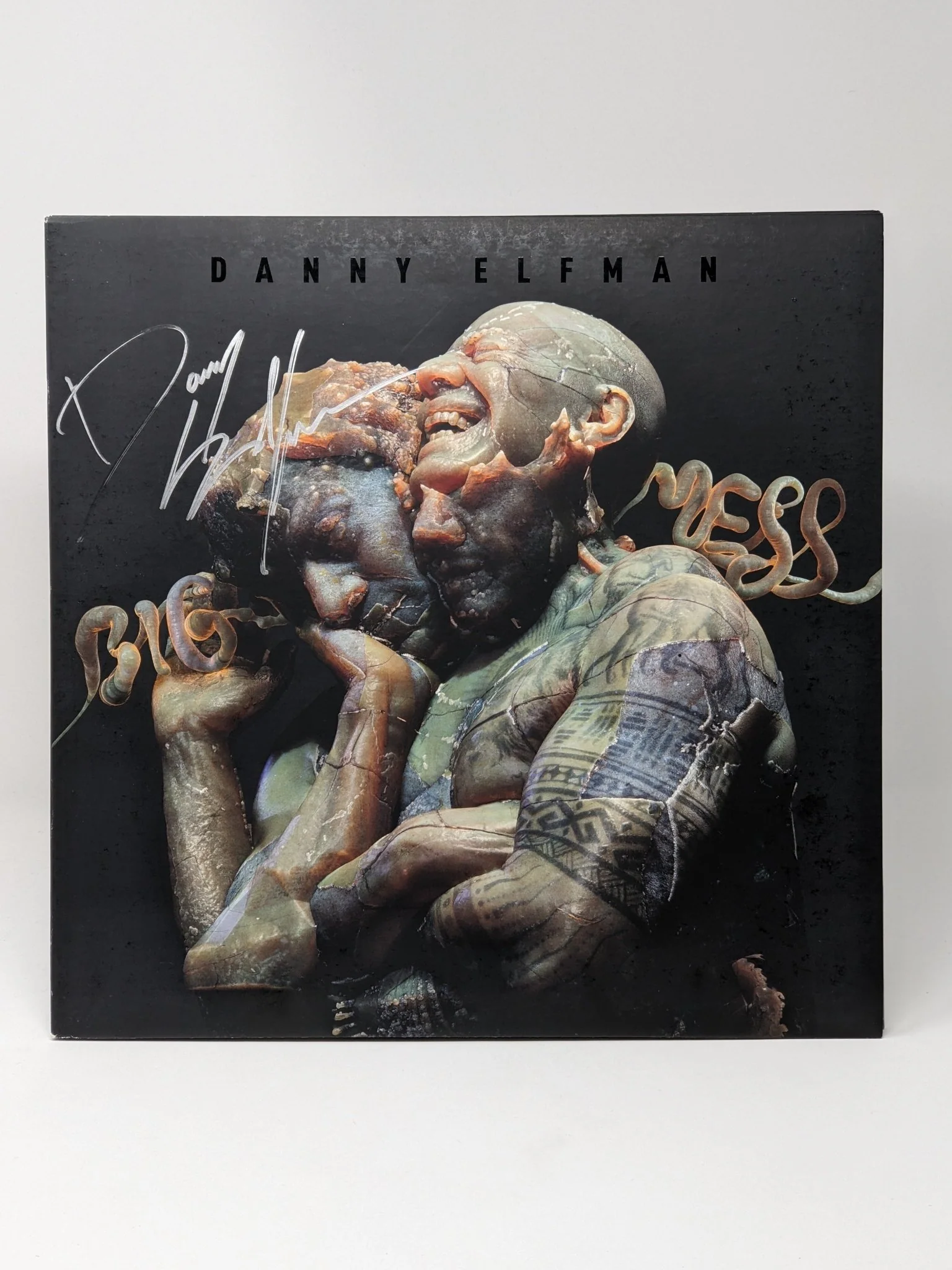 Danny Elfman BIG MESS Signed Vinyl Record Album JSA Certified Autograph