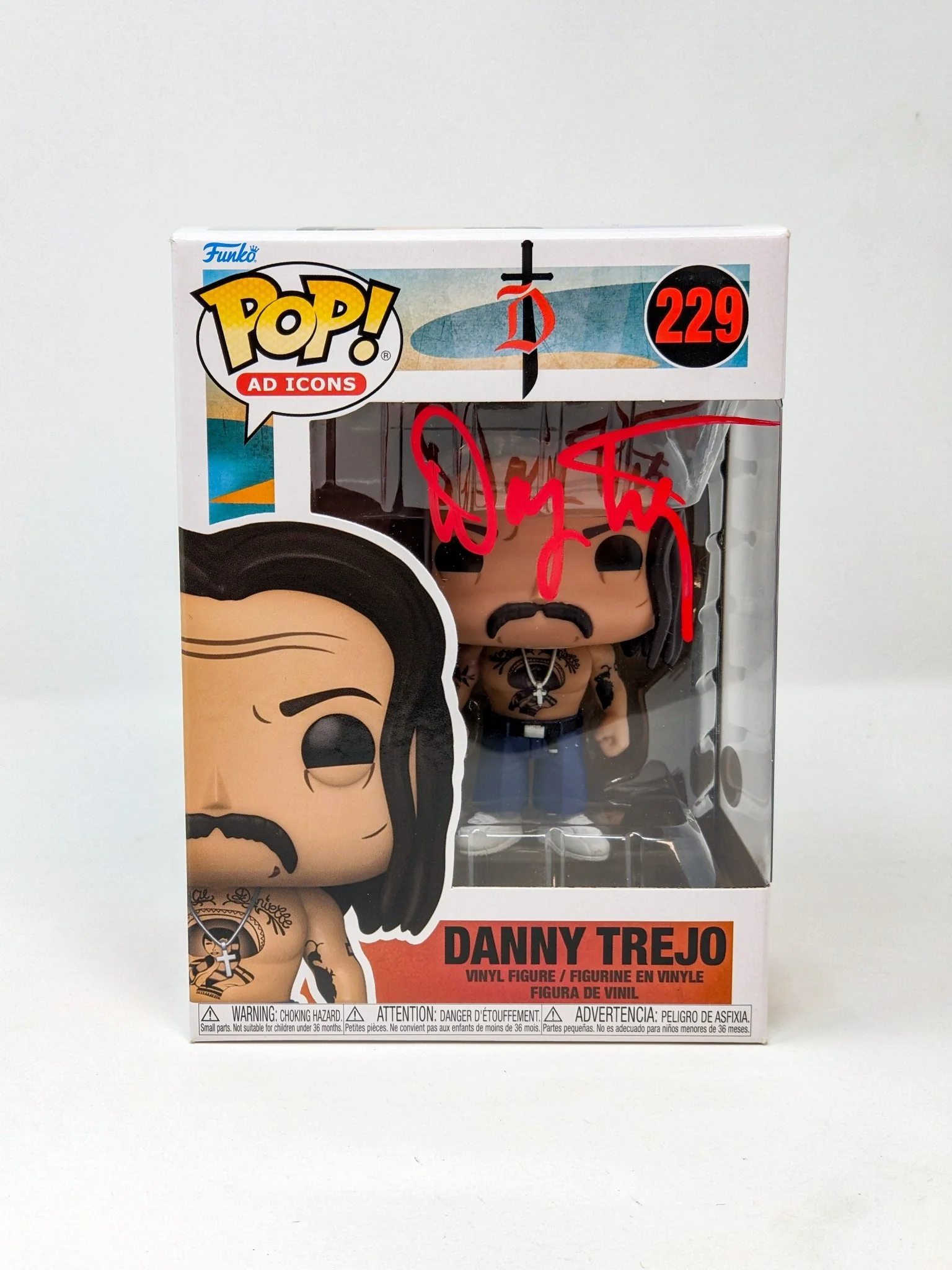 Danny Trejo #229 Signed Funko Pop JSA Certified Autograph - Image 2