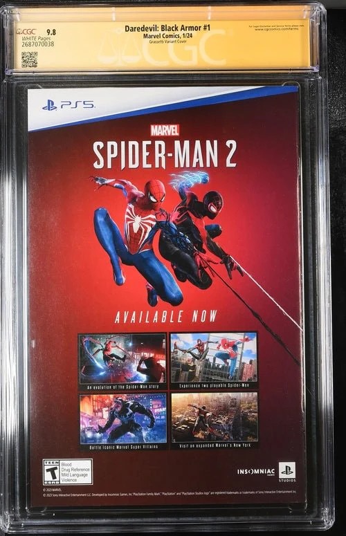 Daredevil: Black Armor #1 Marvel Comics Grassetti Variant CGC Signature Series 9.8 Signed DG Chichester - Image 13