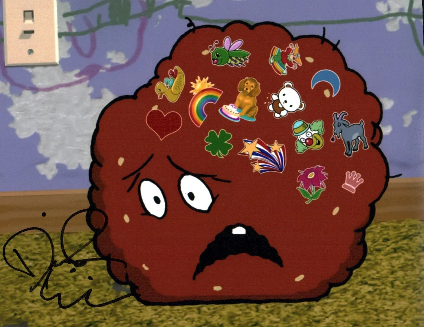 Dave Willis Aqua Teen Hunger Force 8x10 Photo JSA Certified Autograph - Image 2
