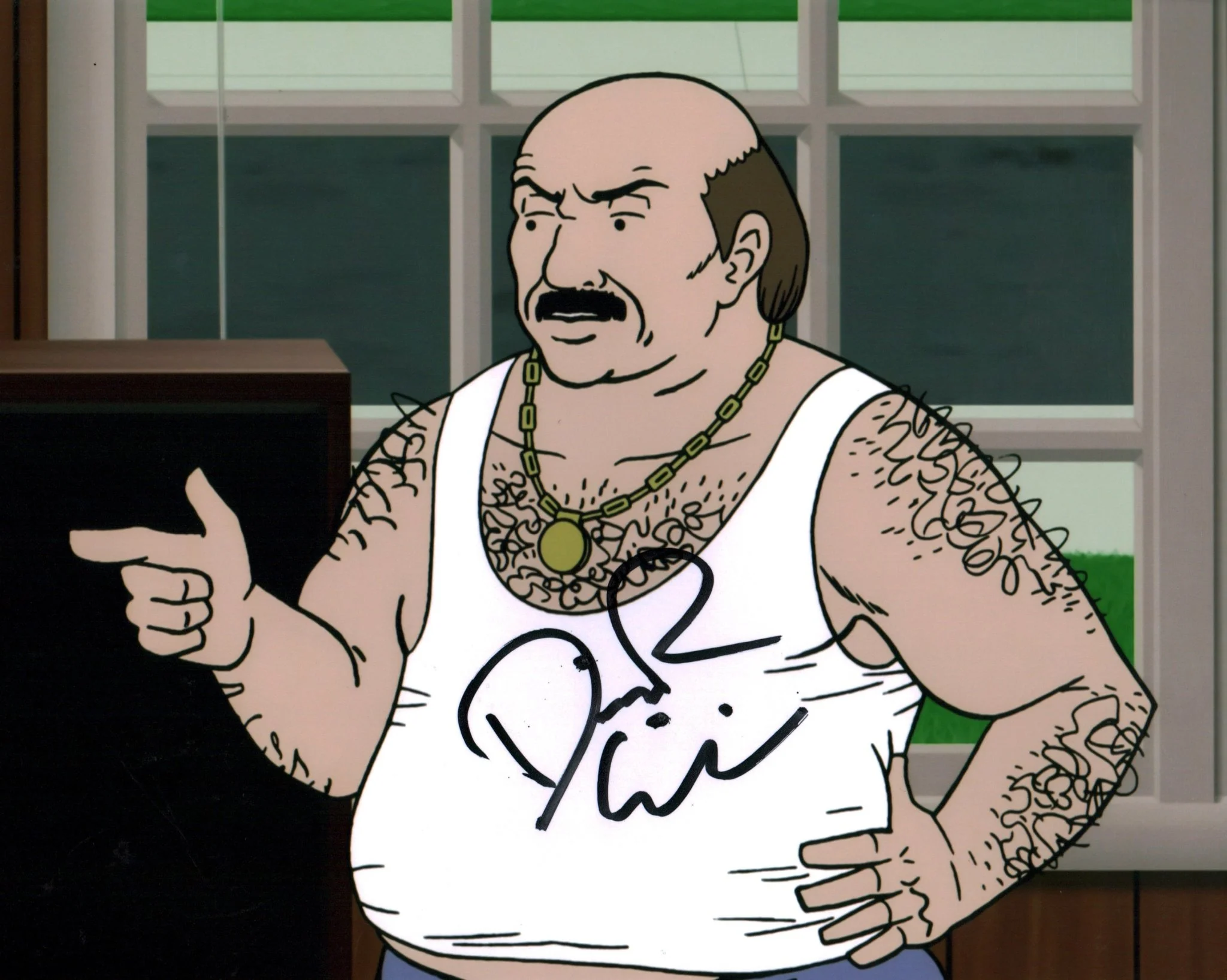 Dave Willis Aqua Teen Hunger Force 8x10 Signed Photo JSA Certified Autograph - Image 2