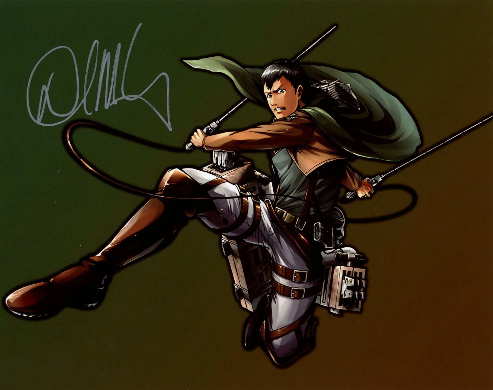 David Matranga Attack on Titan 8x10 Signed Photo JSA Certified Autograph