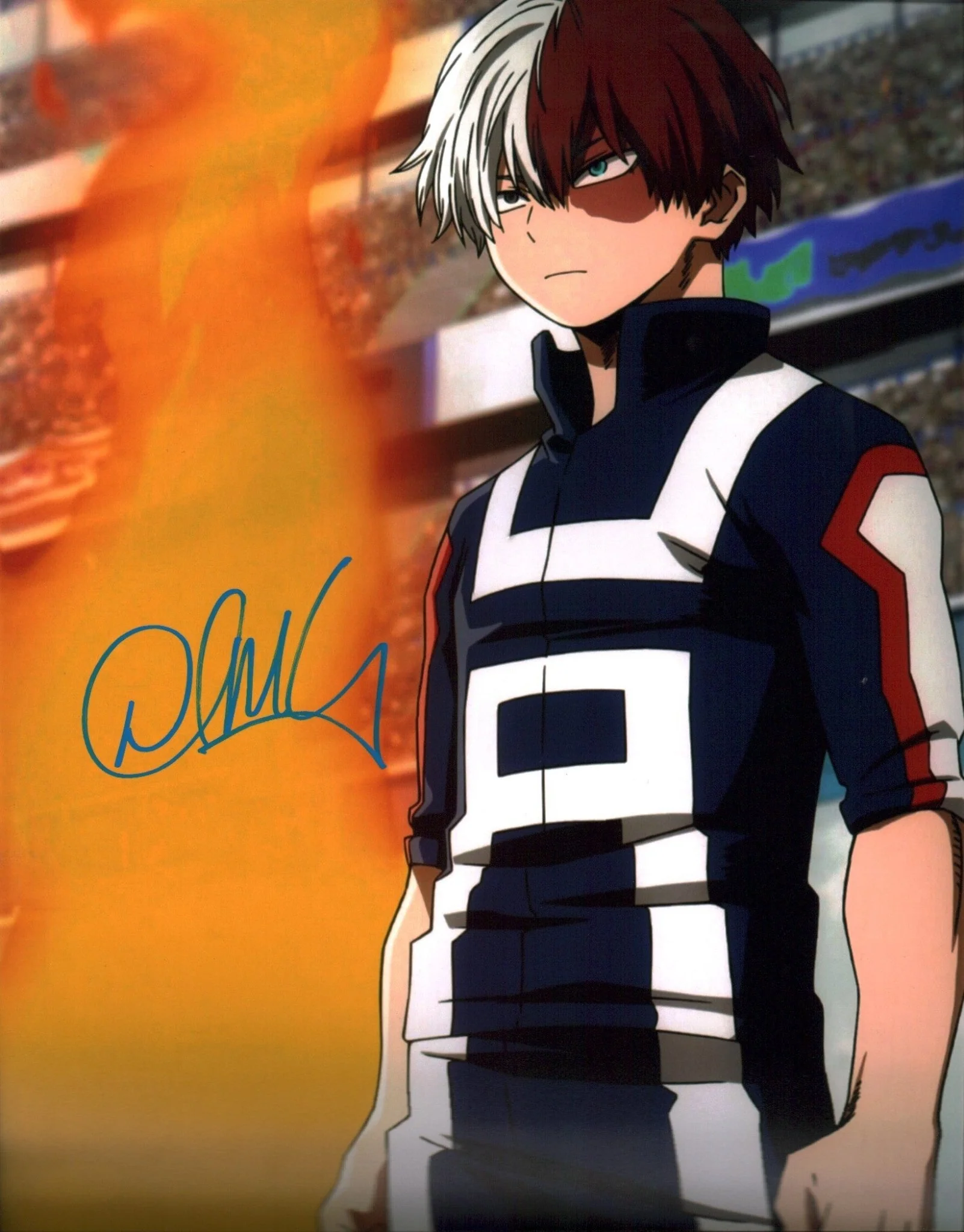 David Matranga My Hero Academia 11x14 Signed Photo Poster JSA Certified Autograph - Image 2