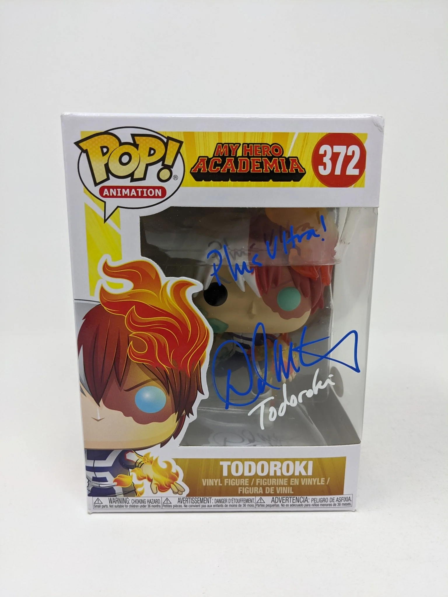 David Matranga My Hero Academia Todoroki #372 Signed Funko Pop JSA Certified Autograph - Image 6