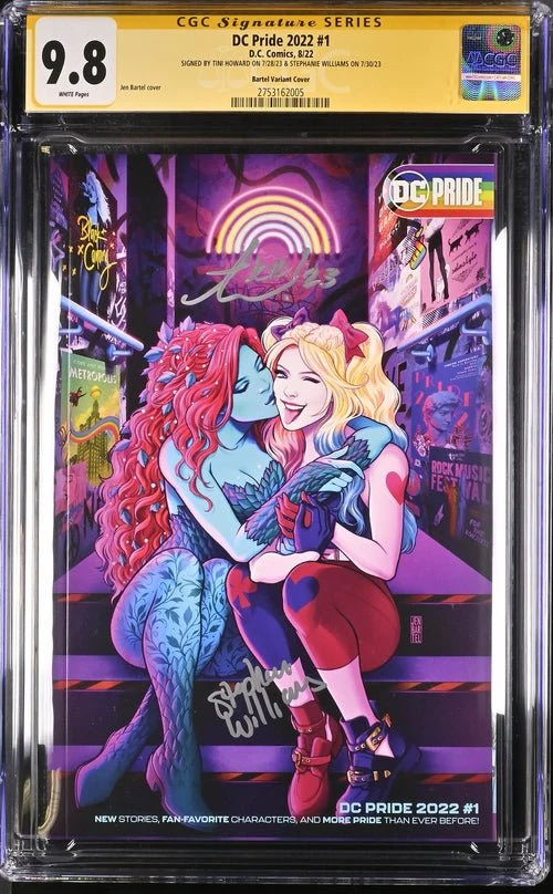 DC Pride 2022 #1 Bartel Variant CGC Signature Series 9.8 Signed Tini Howard, Stephanie Williams - Image 2