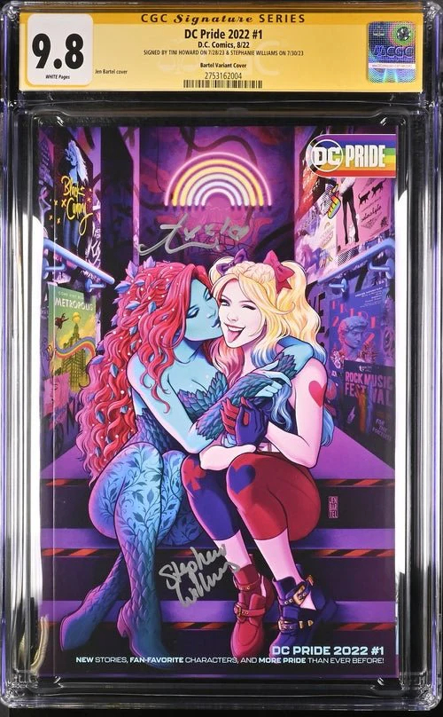 DC Pride 2022 #1 Bartel Variant CGC Signature Series 9.8 Signed Tini Howard, Stephanie Williams - Image 4