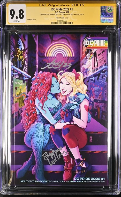 DC Pride 2022 #1 Bartel Variant CGC Signature Series 9.8 Signed Tini Howard, Stephanie Williams - Image 8