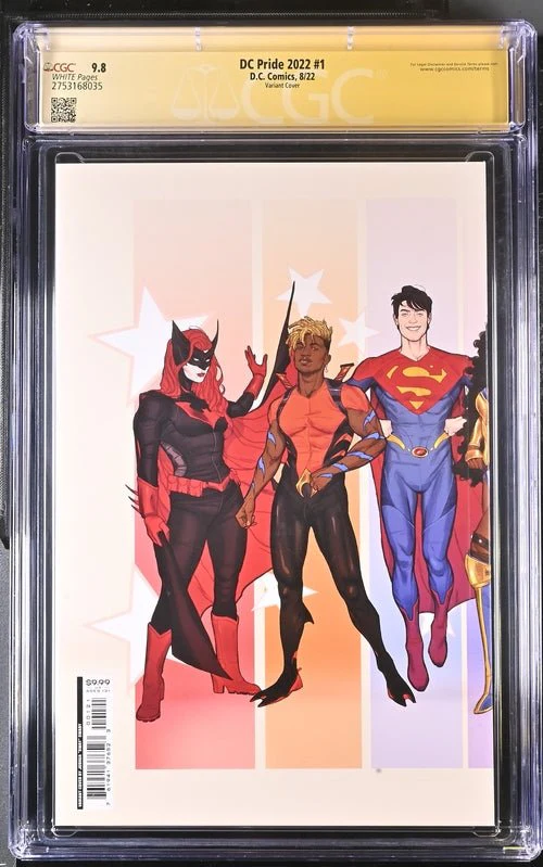DC Pride 2022 #1 Swaby Variant CGC Signature Series 9.8 Signed Howard, Williams - Image 3