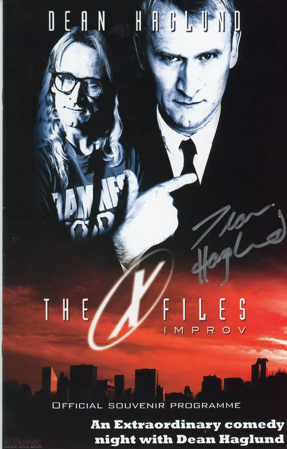 Dean Haglund The X Files Improve Programme Signed JSA Certified Autograph - Image 3
