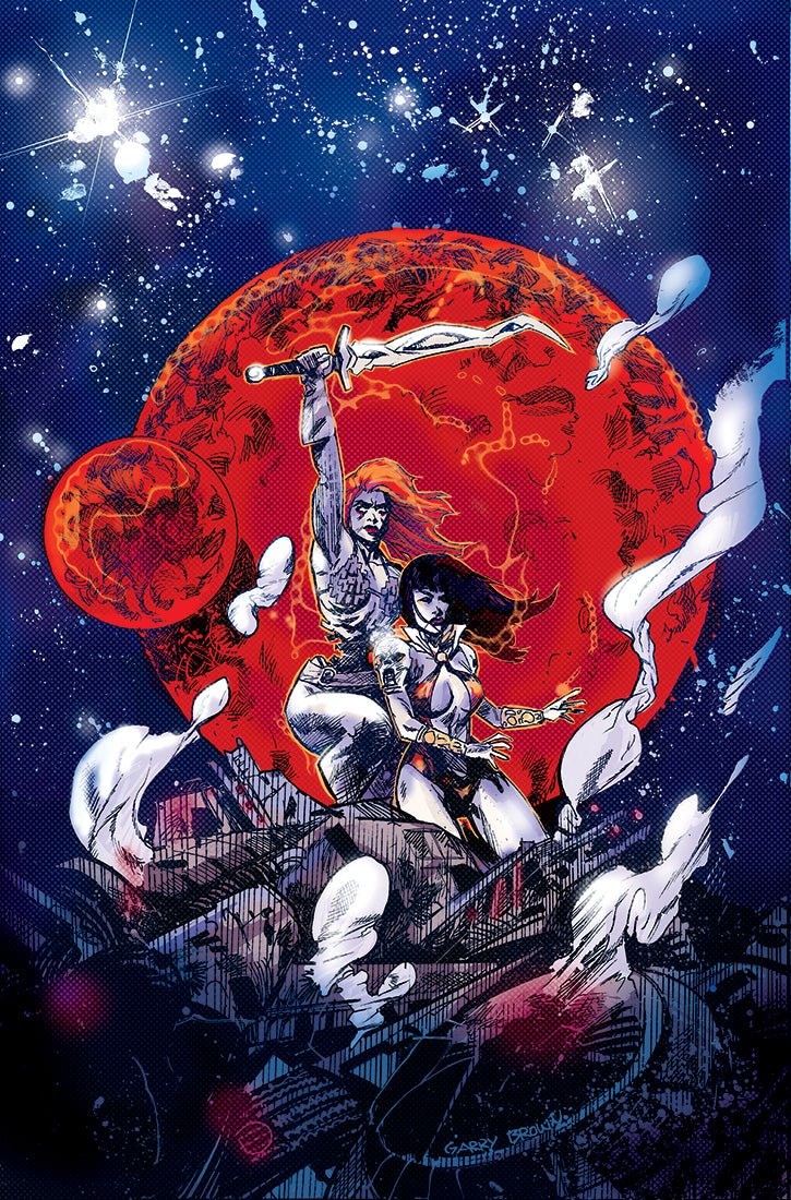 DIE!Namite Never Dies #1 GalaxyCon Exclusive Garry Brown Virgin Variant Comic Book - Image 2