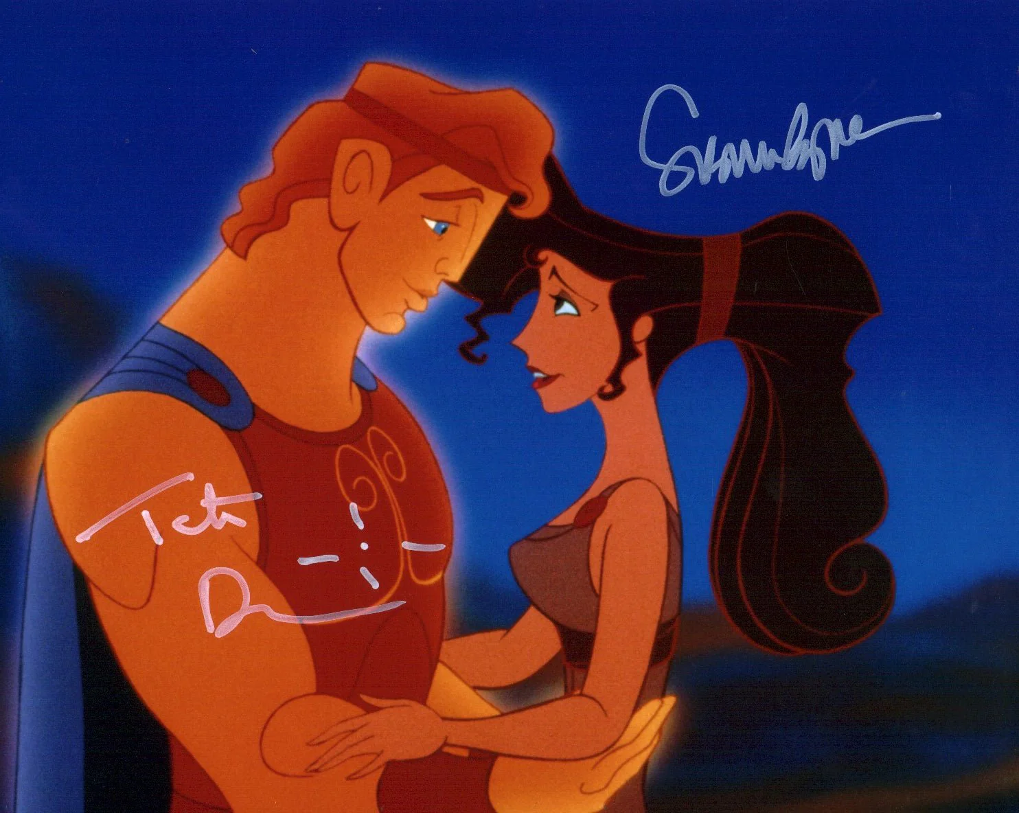 Disney Hercules 8x10 Signed Photo Donovan Egan JSA Certified Autograph