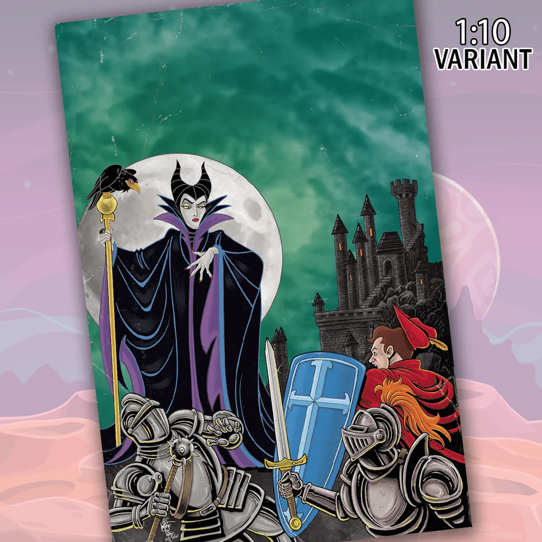 Disney Villains Maleficent #1 Cover ZF 1:10 Haeser Virgin Variant Comic Book