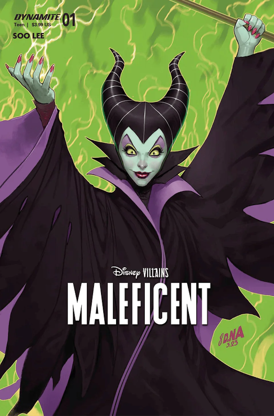 Disney Villains Maleficent #1 1:10 Nakayama Variant Comic Book - Image 2