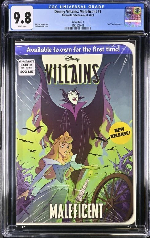 Disney Villains Maleficent #1 1:10 VHS Homage Edition Variant CGC Universal 9.8 - Image 2