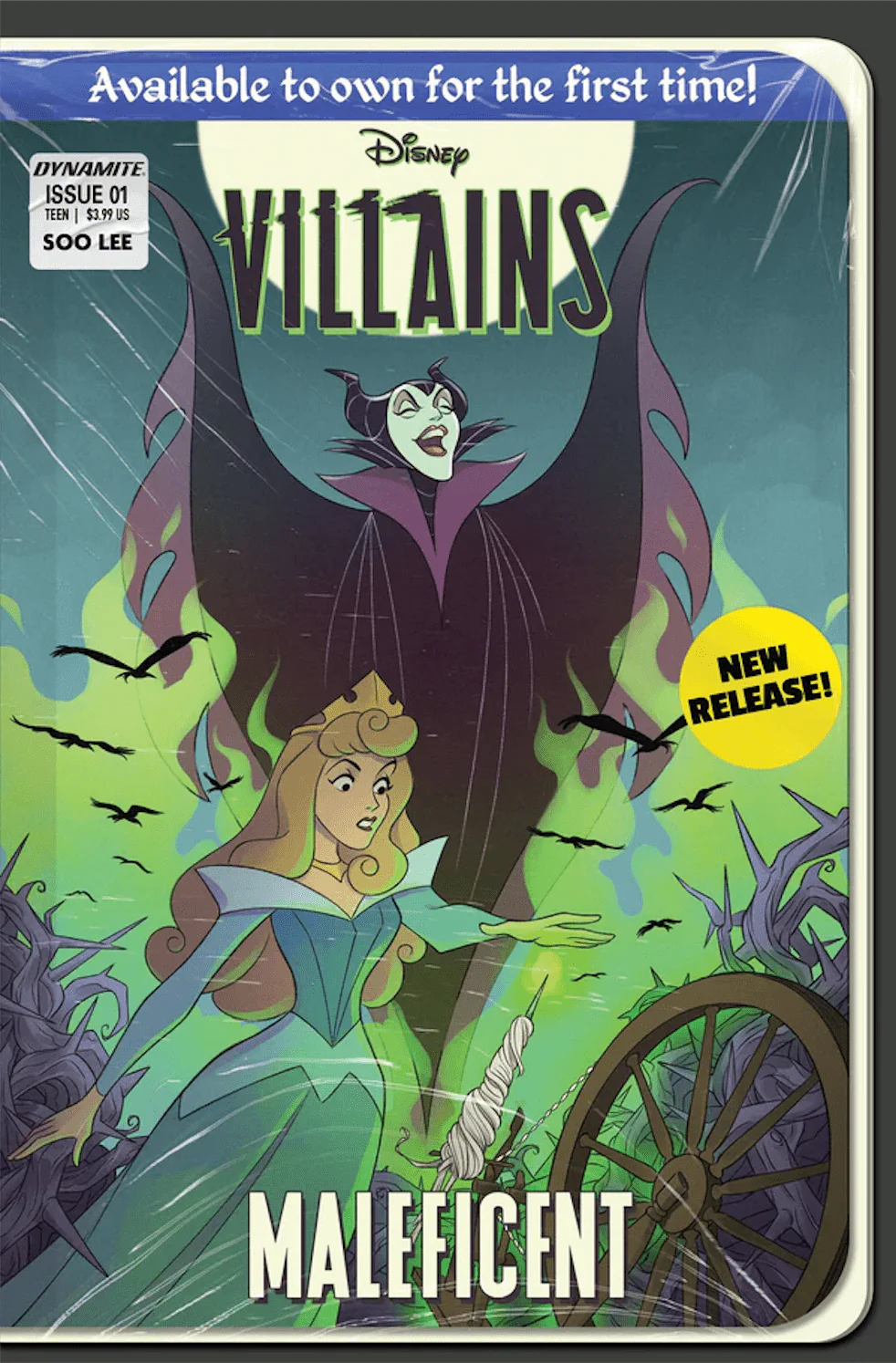 Disney Villains Maleficent #1 Cover H 1:10 VHS Homage Edition Variant Comic Book - Image 2