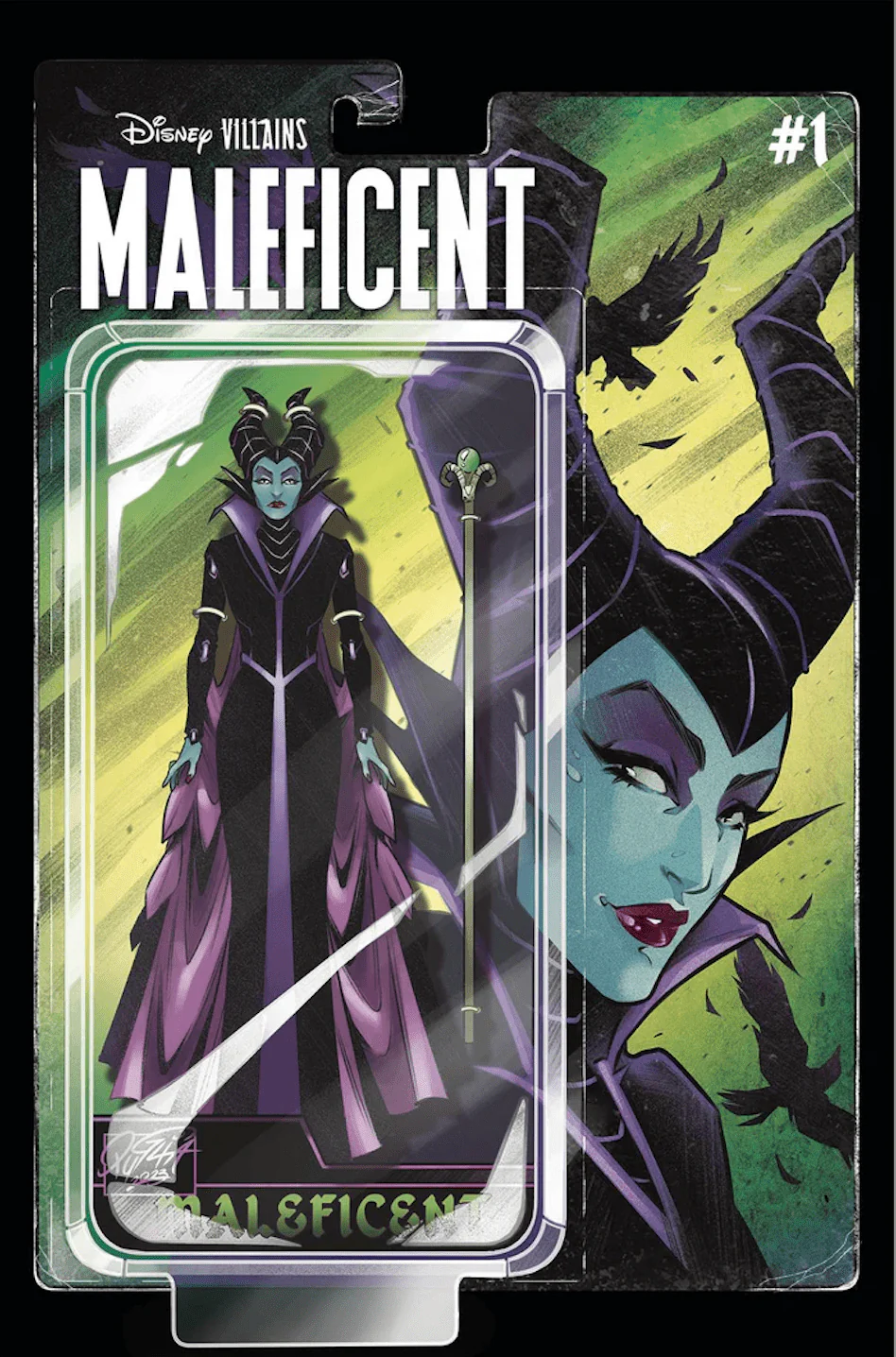Disney Villains Maleficent #1 Cover L 1:30 Action Figure Edition Variant Comic Book - Image 2