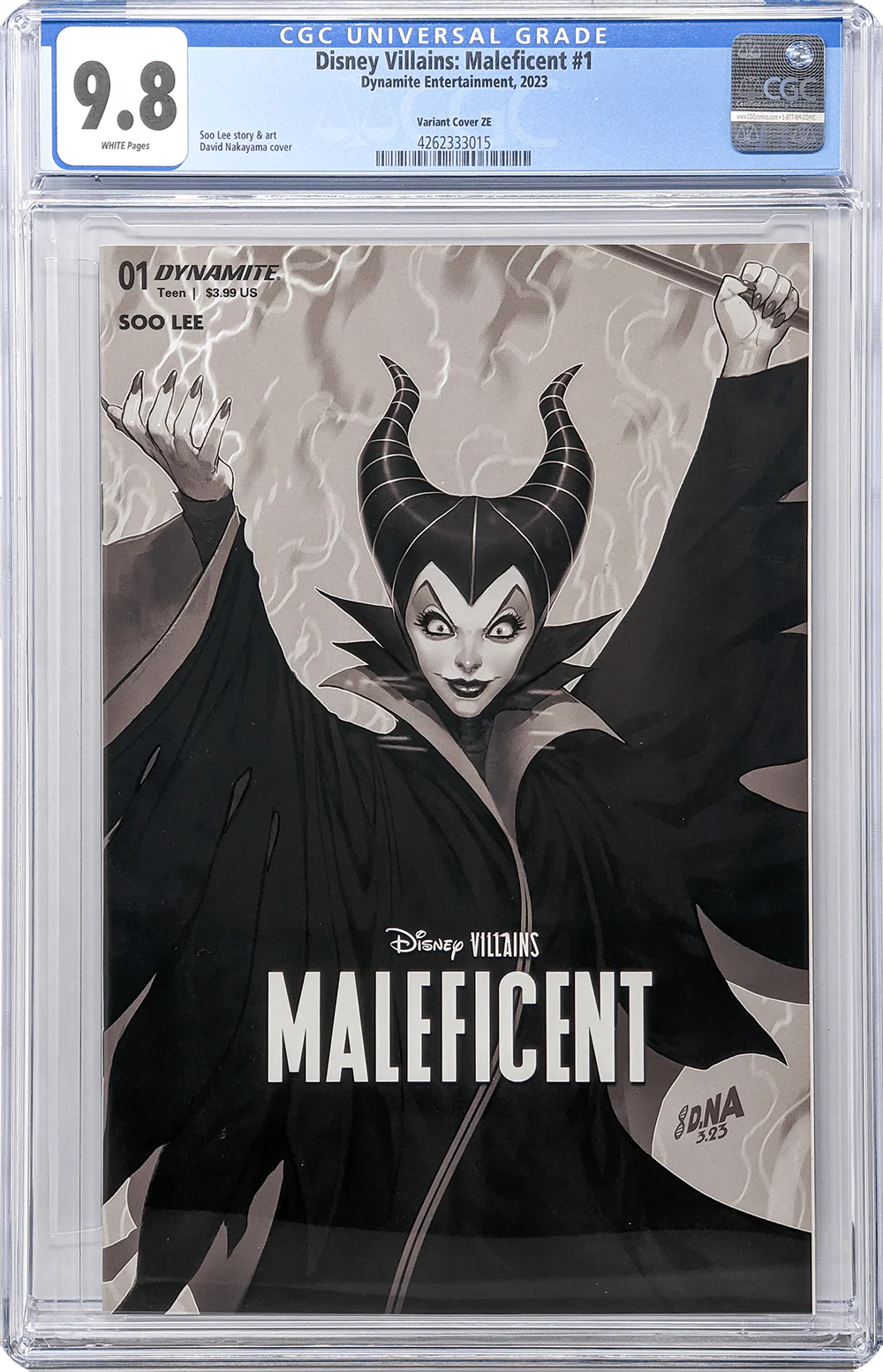 Disney Villains Maleficent #1 Nakayama 1:10 Variant Cover ZE CGC Universal 9.8 - Image 2
