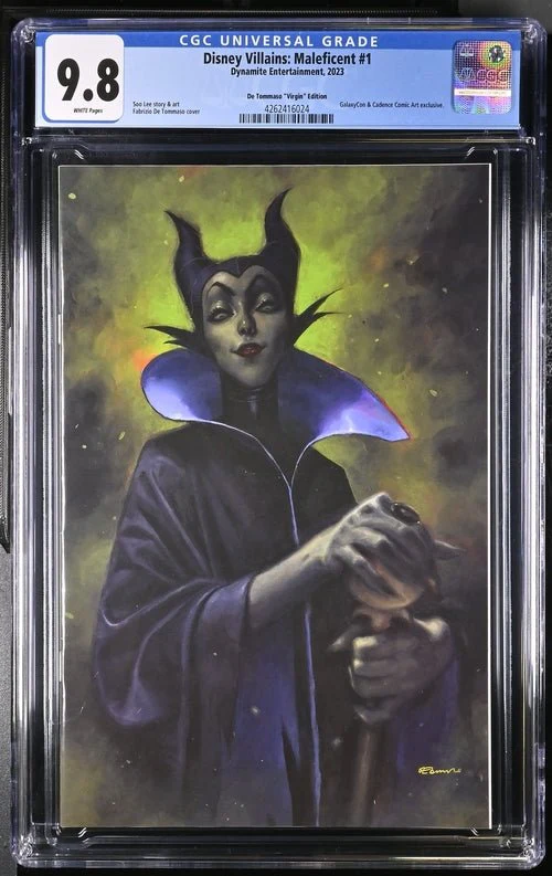Disney Villains Maleficent #1 GalaxyCon Exclusive De Tommaso Virgin Edition CGC Universal Grade 9.8 - Image 4