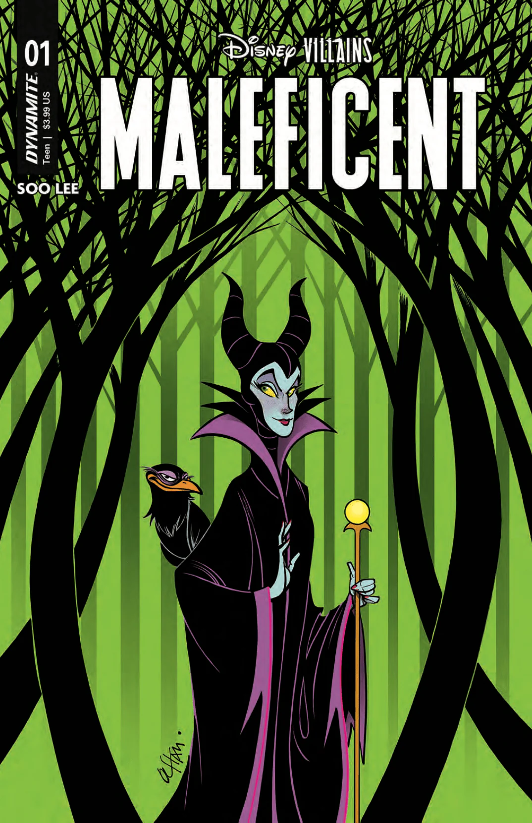 Disney Villains Maleficent #1 GalaxyCon Exclusive Duarte Variant Comic Book - Image 2