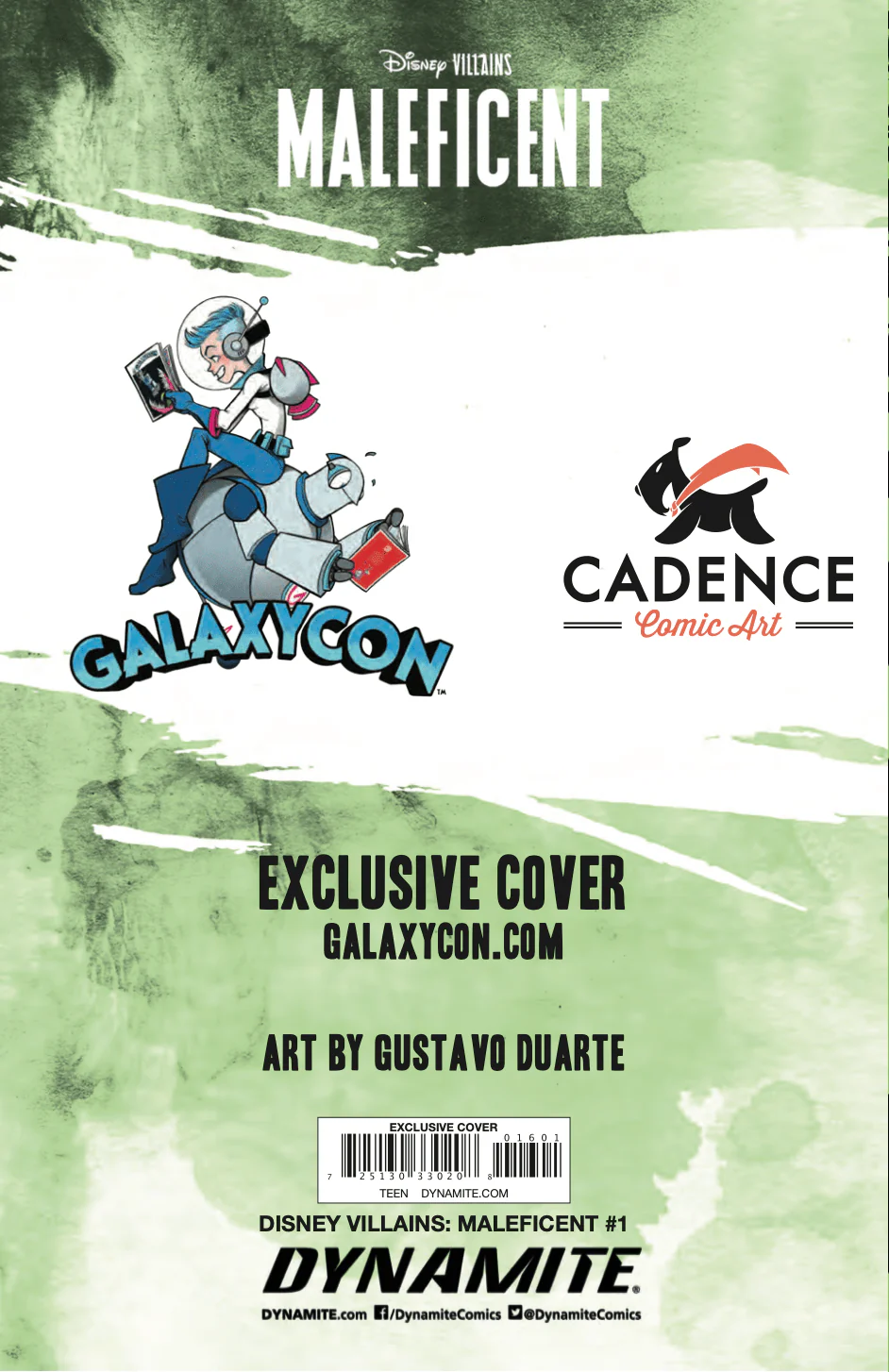 Disney Villains Maleficent #1 GalaxyCon Exclusive Duarte Variant Comic Book - Image 3