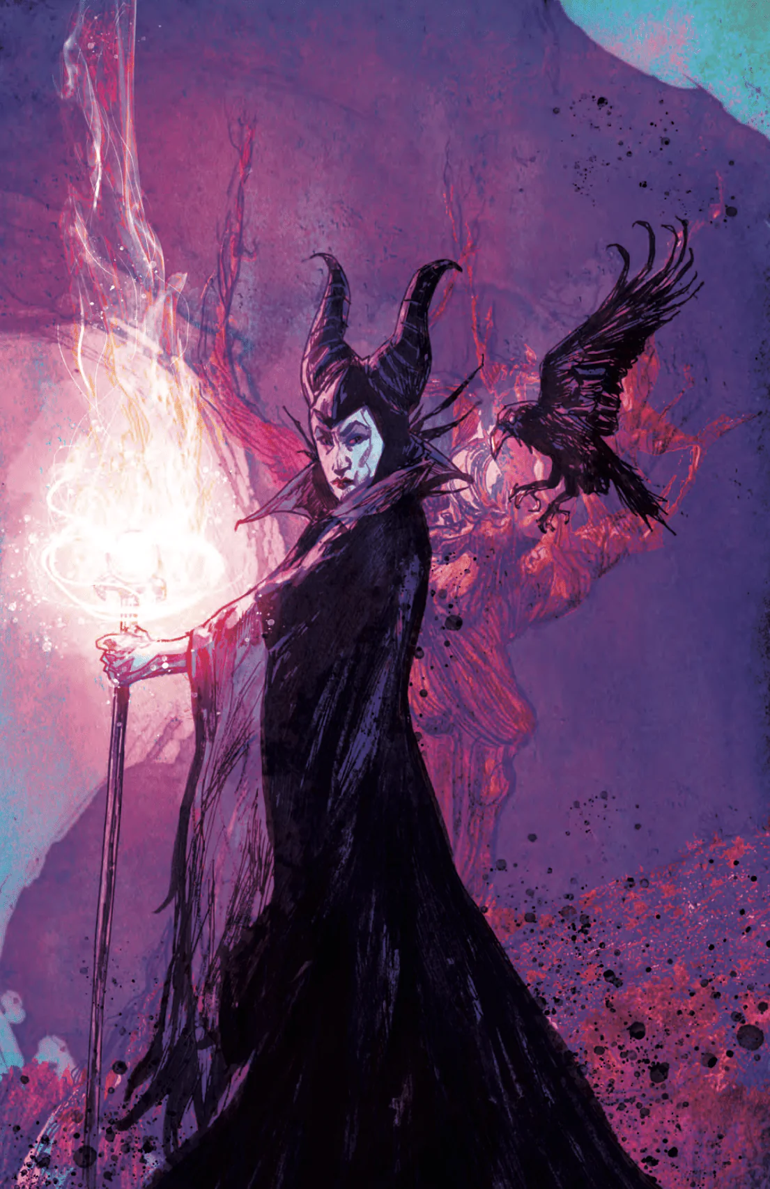 Disney Villains Maleficent #1 GalaxyCon Exclusive Gaydos Virgin Variant Comic Book - Image 2